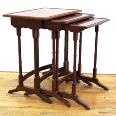 English Edwardian Style Nesting Tables