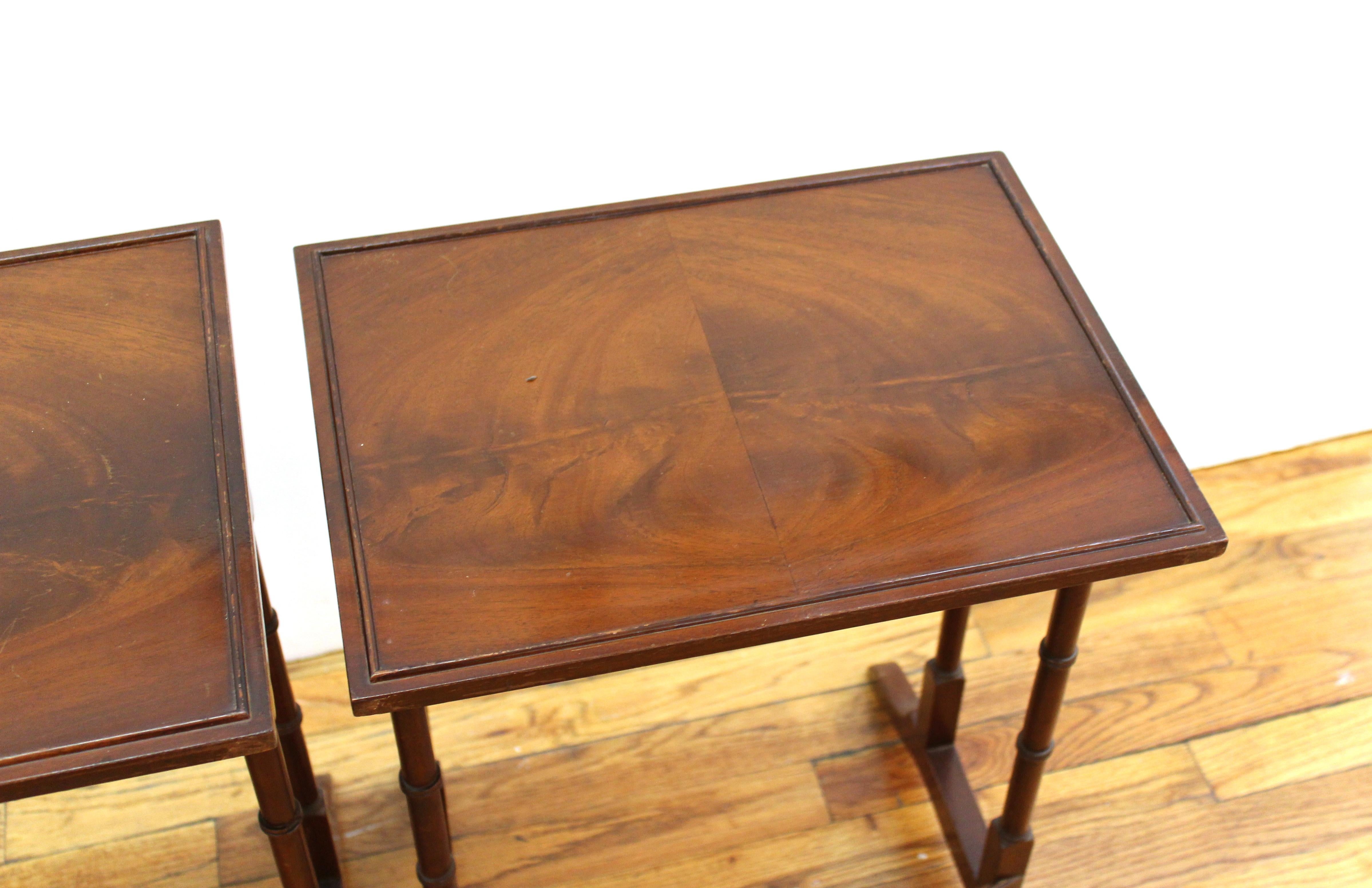 English Edwardian Style Nesting Tables 2
