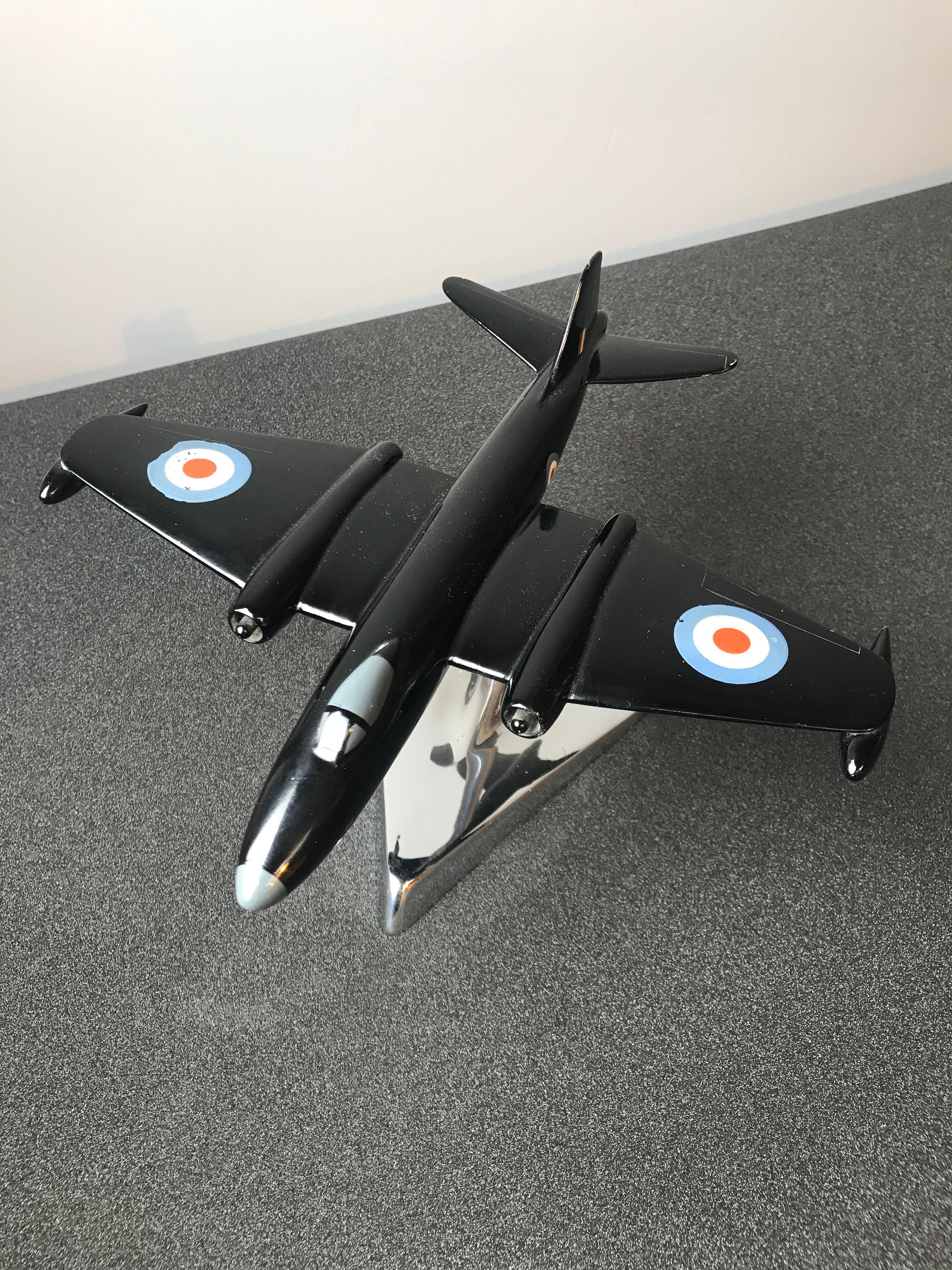 Aluminum English Electric Canberra Bomber Aircraft Metal Model For Sale
