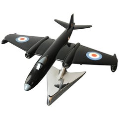 Vintage English Electric Canberra Bomber Aircraft Metal Model