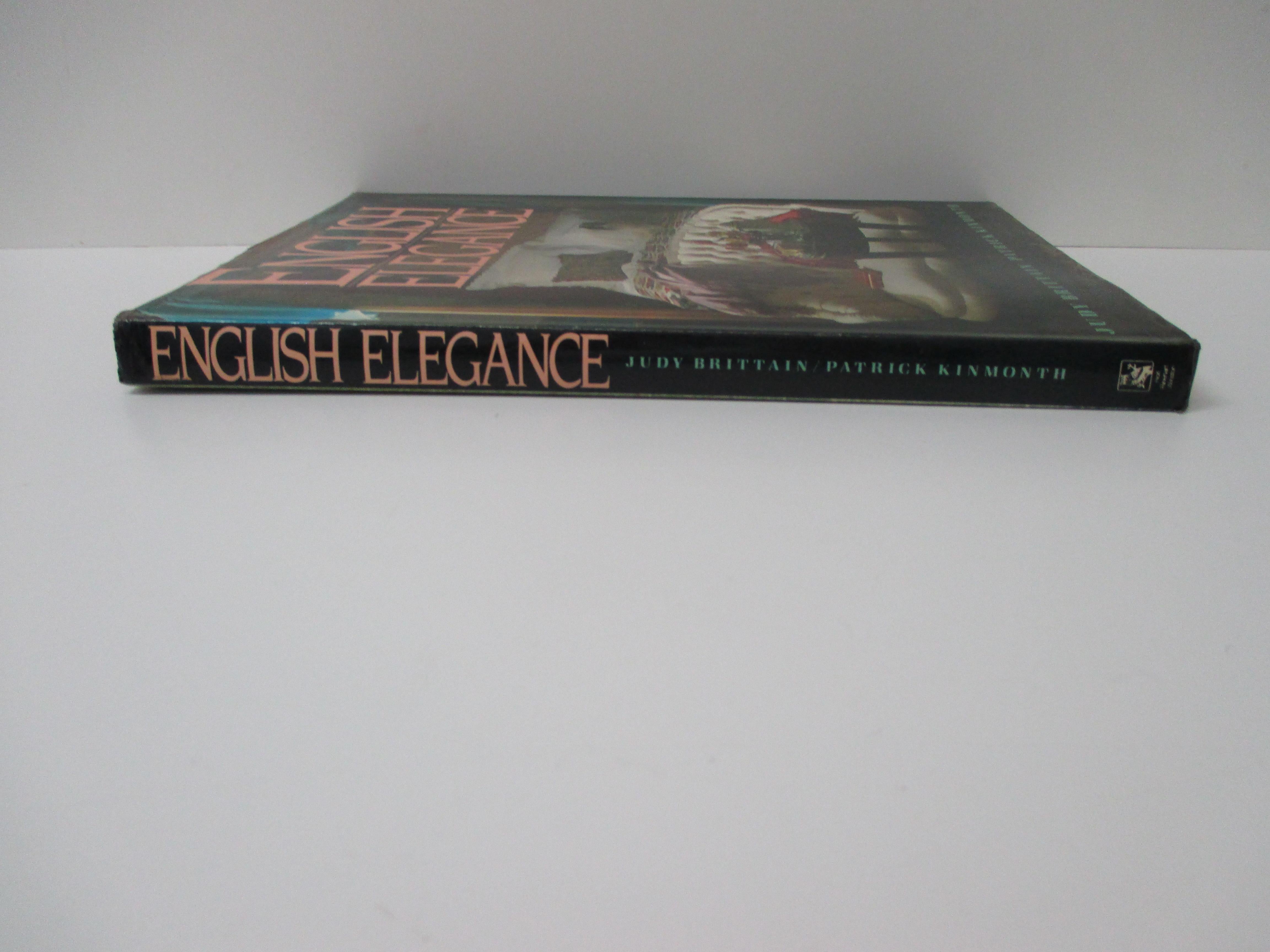 English Elegance Hardcover Decoration Book In Good Condition In Oakland Park, FL