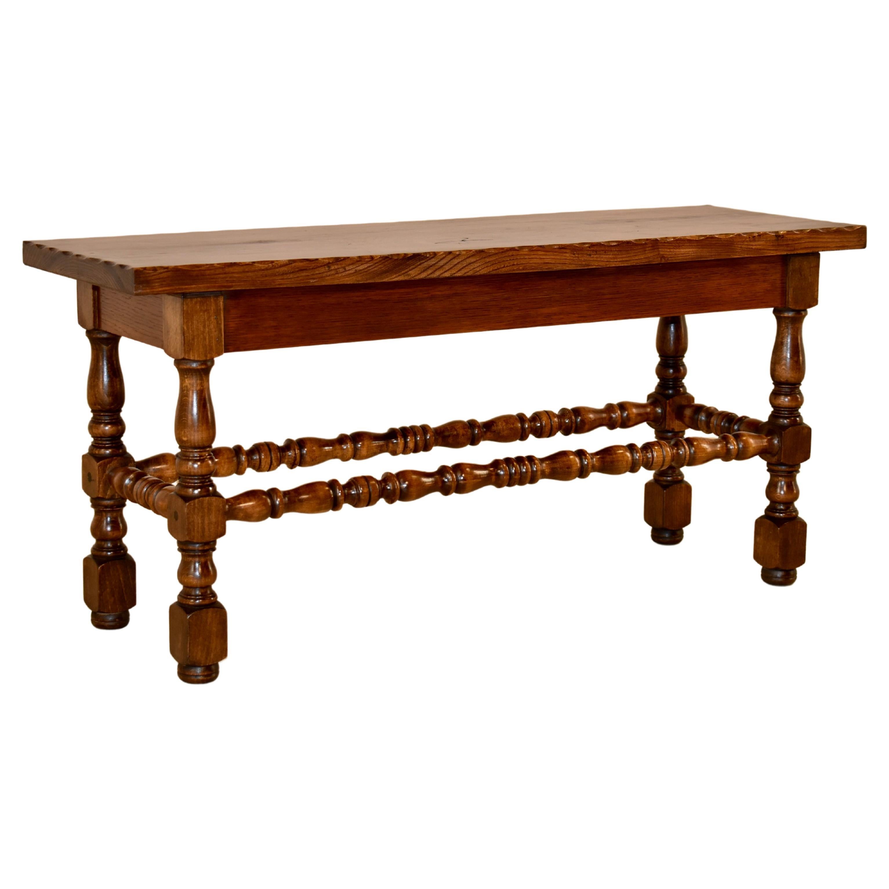Antique Skinny Elm Bench at 1stDibs