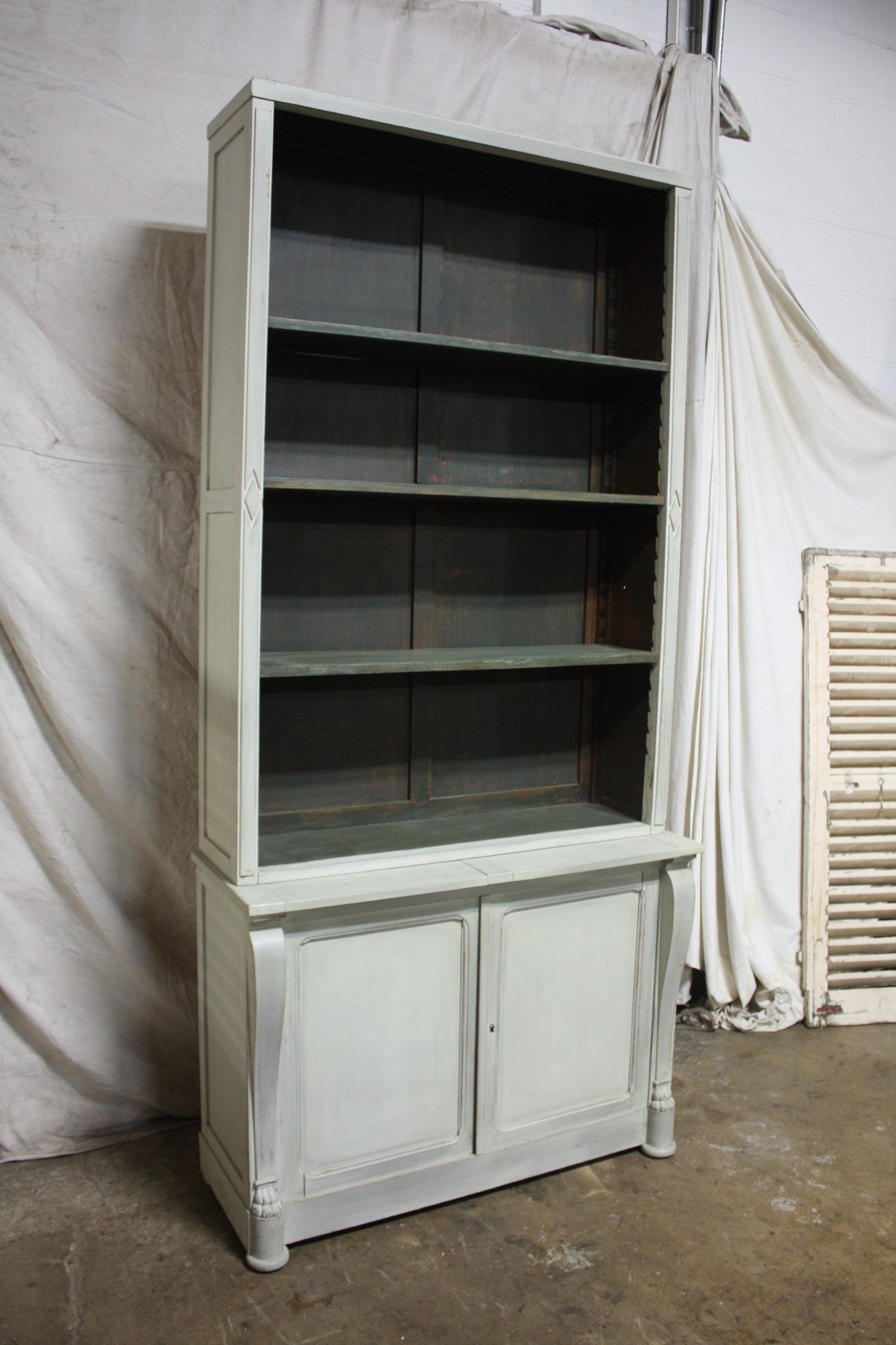 English Empire Style Painted Cabinet Bibus 3