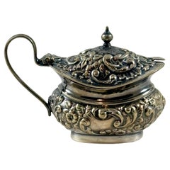 English EPNS Silver Ornate Salt Cellar