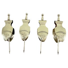 English Estate Sterling Silver Lemon Squeezers, Set / 4