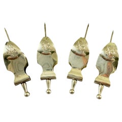 English Estate Sterling Silver Lemon Squeezers, Set / 4