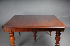 English Extendable Dining Table, Mahogany, circa 1860