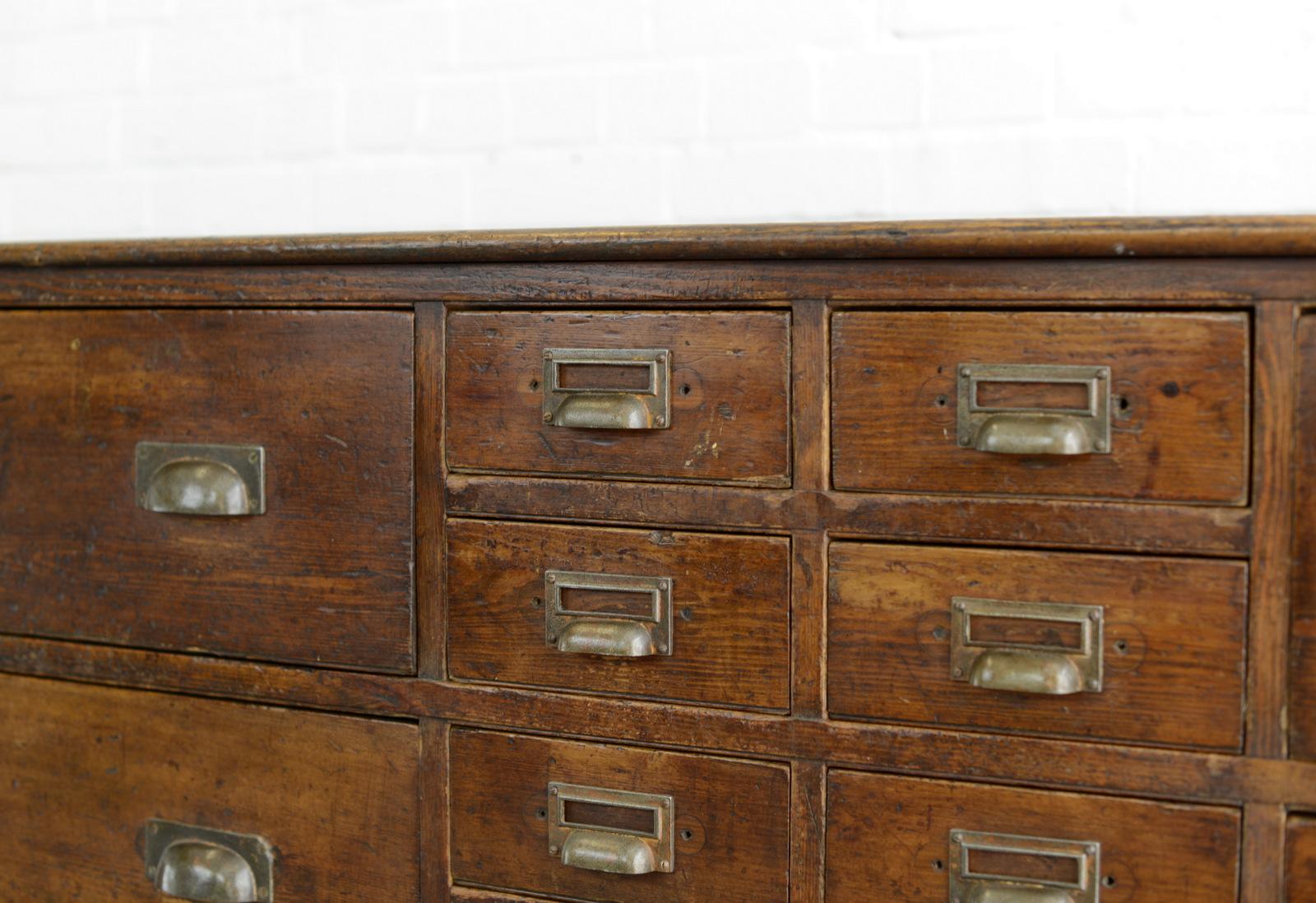 Industrial English Factory Drawers, circa 1900