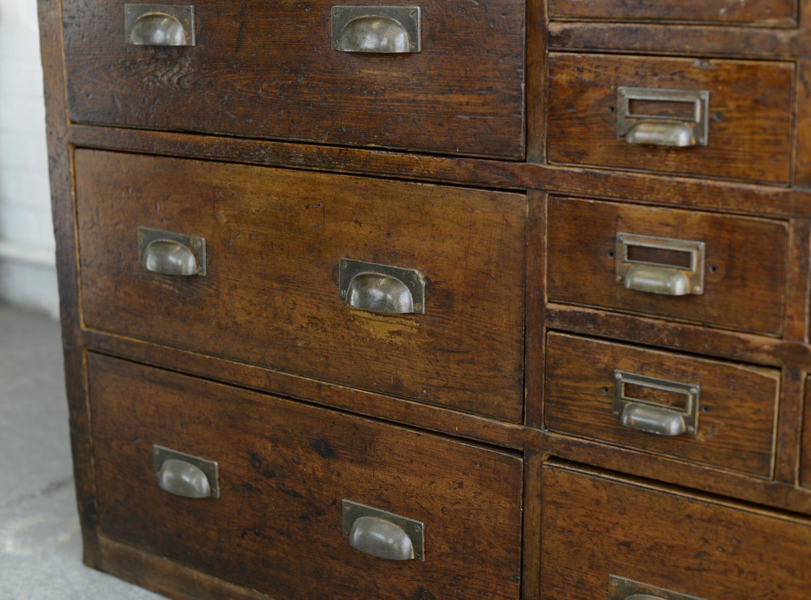English Factory Drawers, circa 1900 In Good Condition In Gloucester, GB