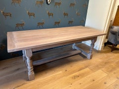 Table de ferme anglaise en bois de cerisier