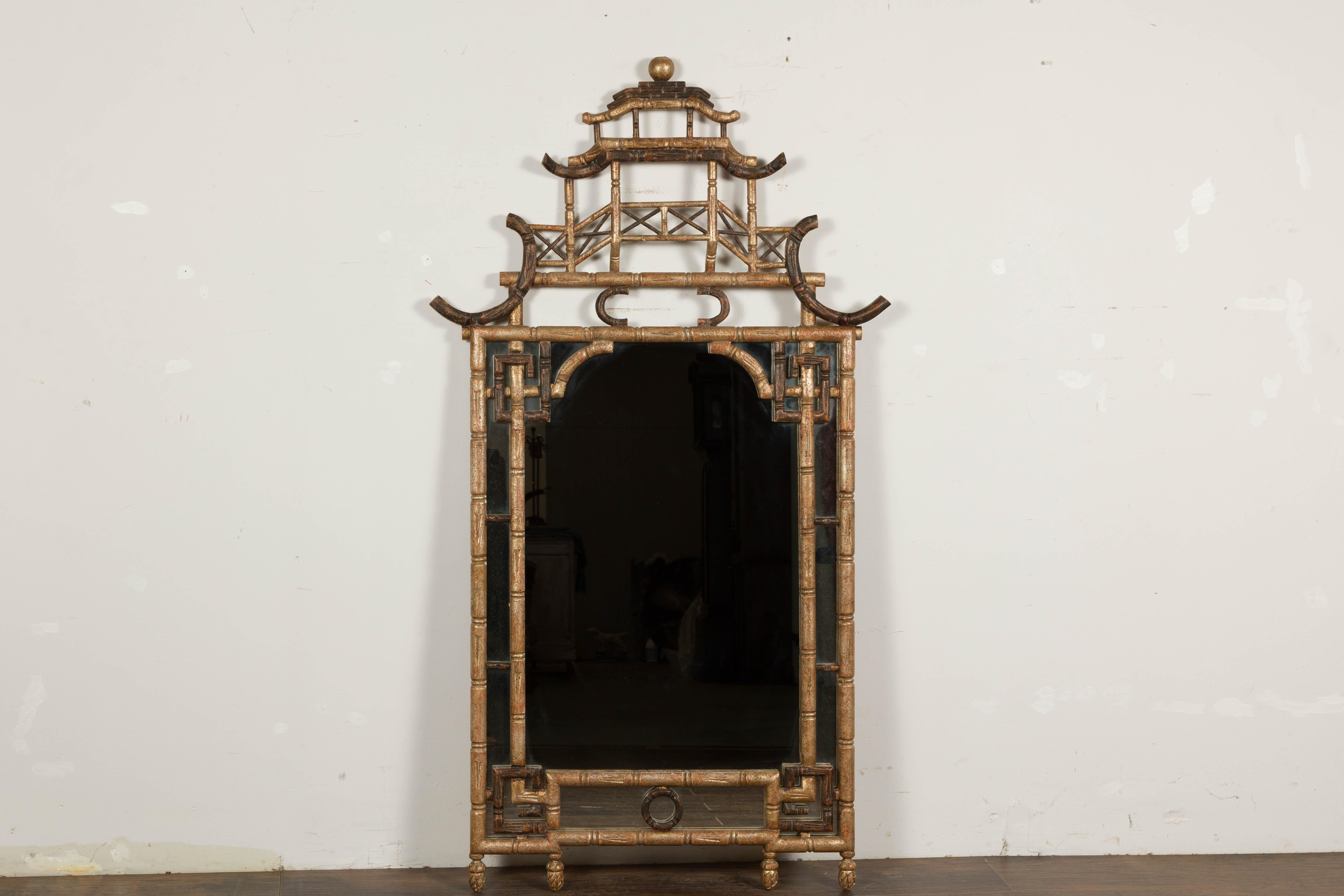 bamboo pagoda mirror