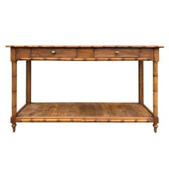 English Faux Bamboo Server, circa 1900