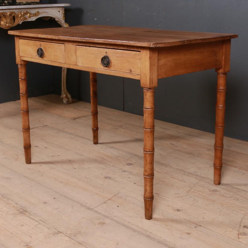 George IV English Faux Bamboo Table