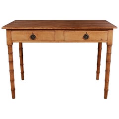 English Faux Bamboo Table