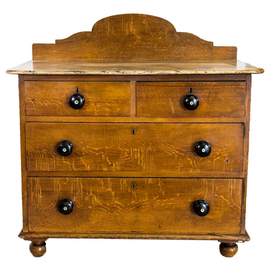 English Faux Painted Chest