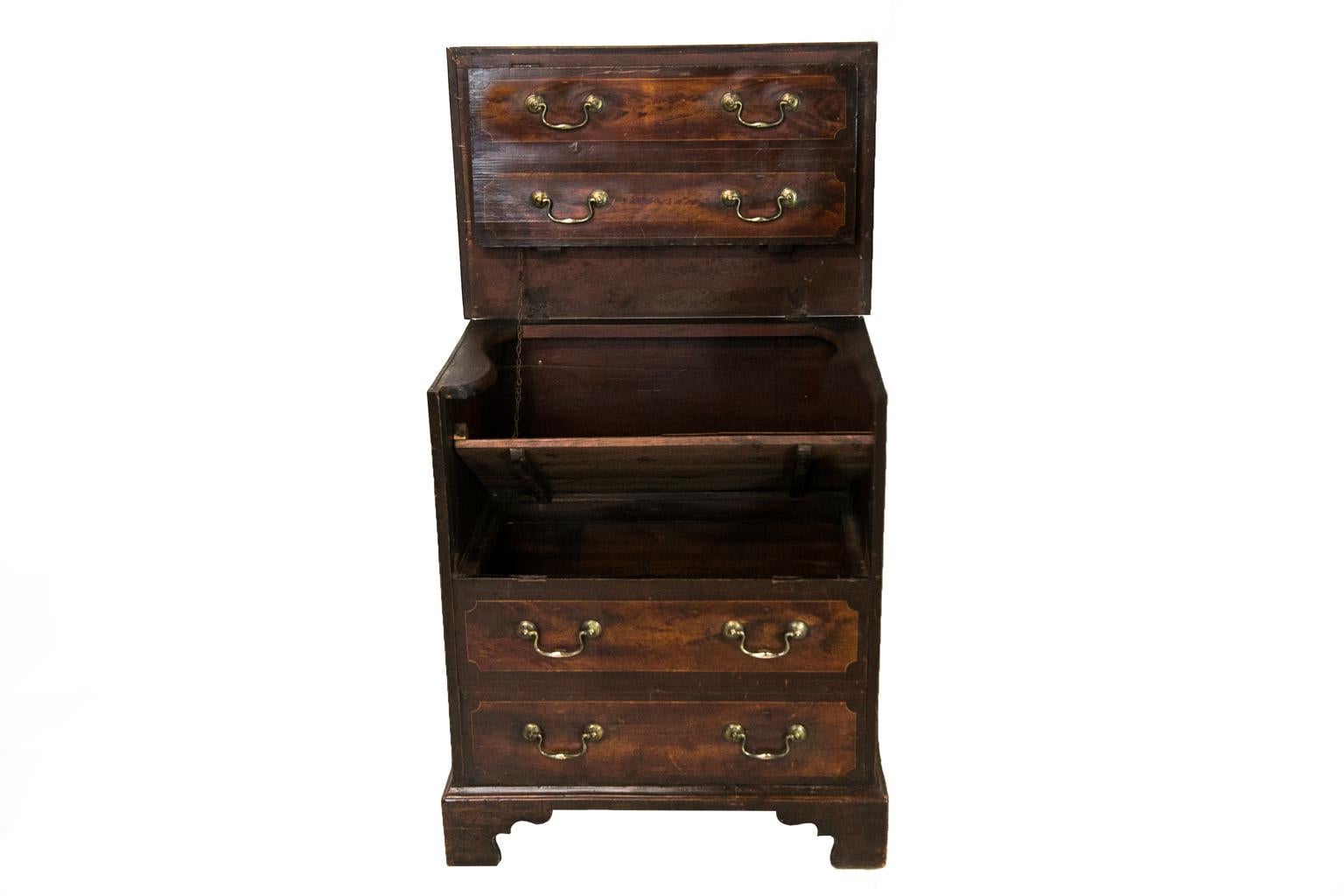 English Faux Painted Commode For Sale 5