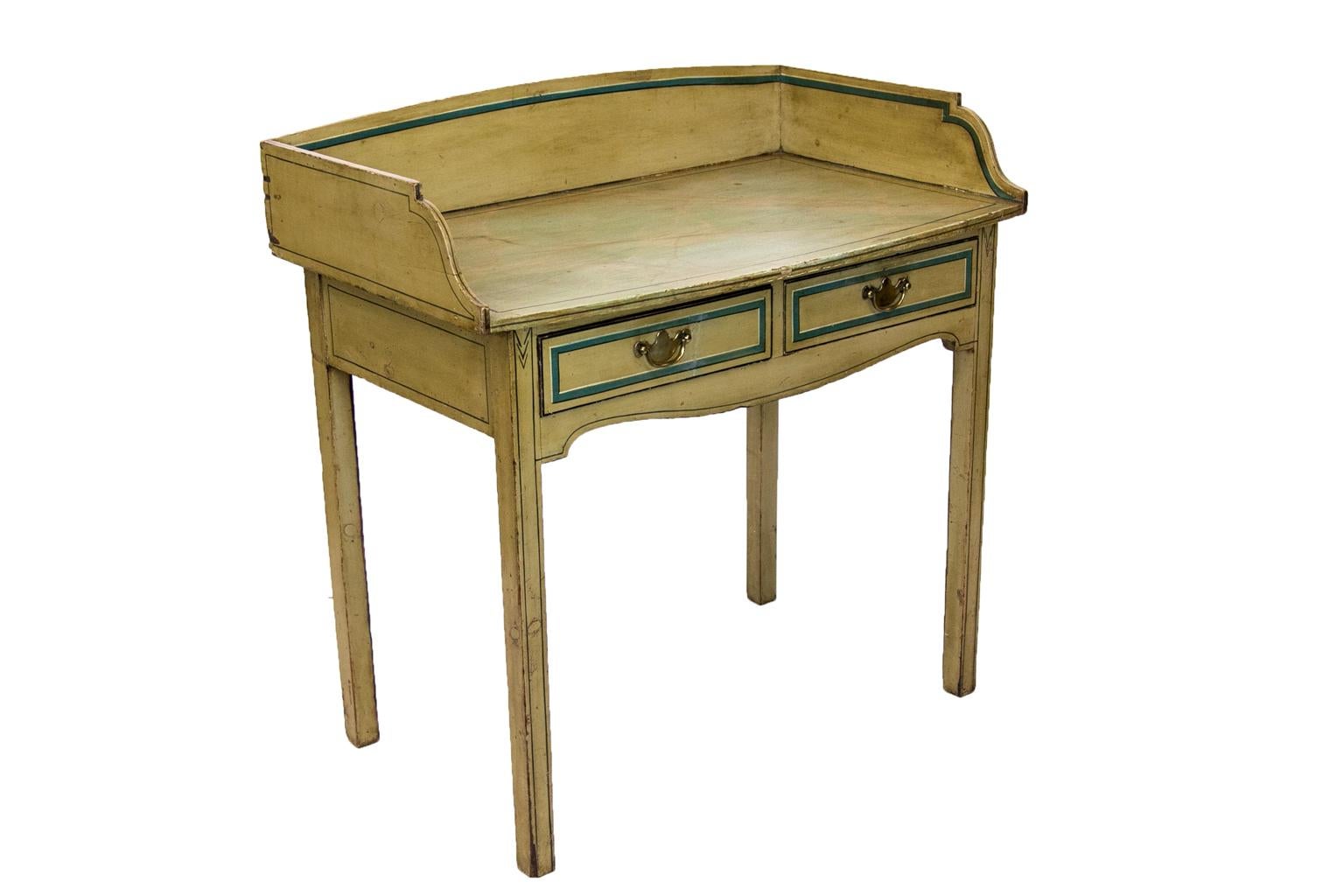 English Faux Painted Side Table For Sale 3