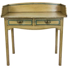 Antique English Faux Painted Side Table