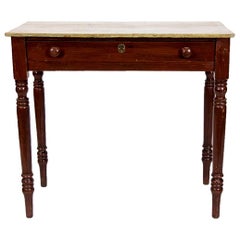 English Faux Painted Side Table