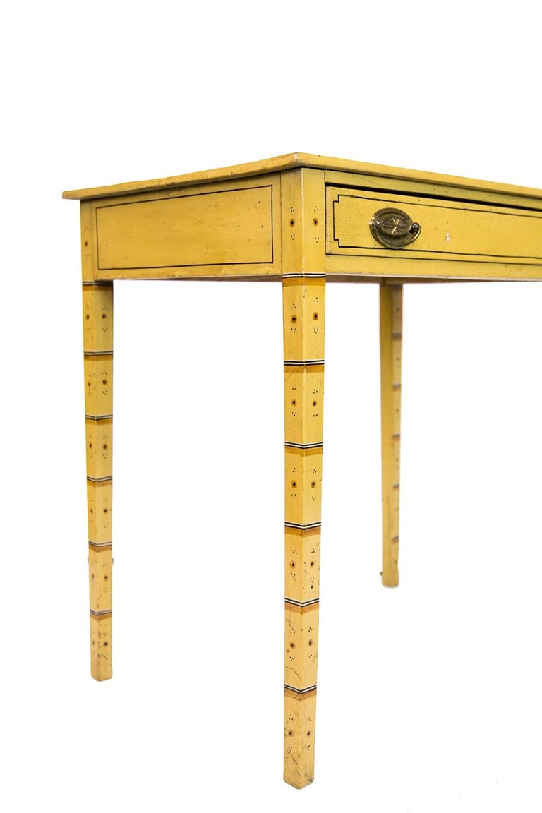 English Faux Painted Table For Sale at 1stDibs
