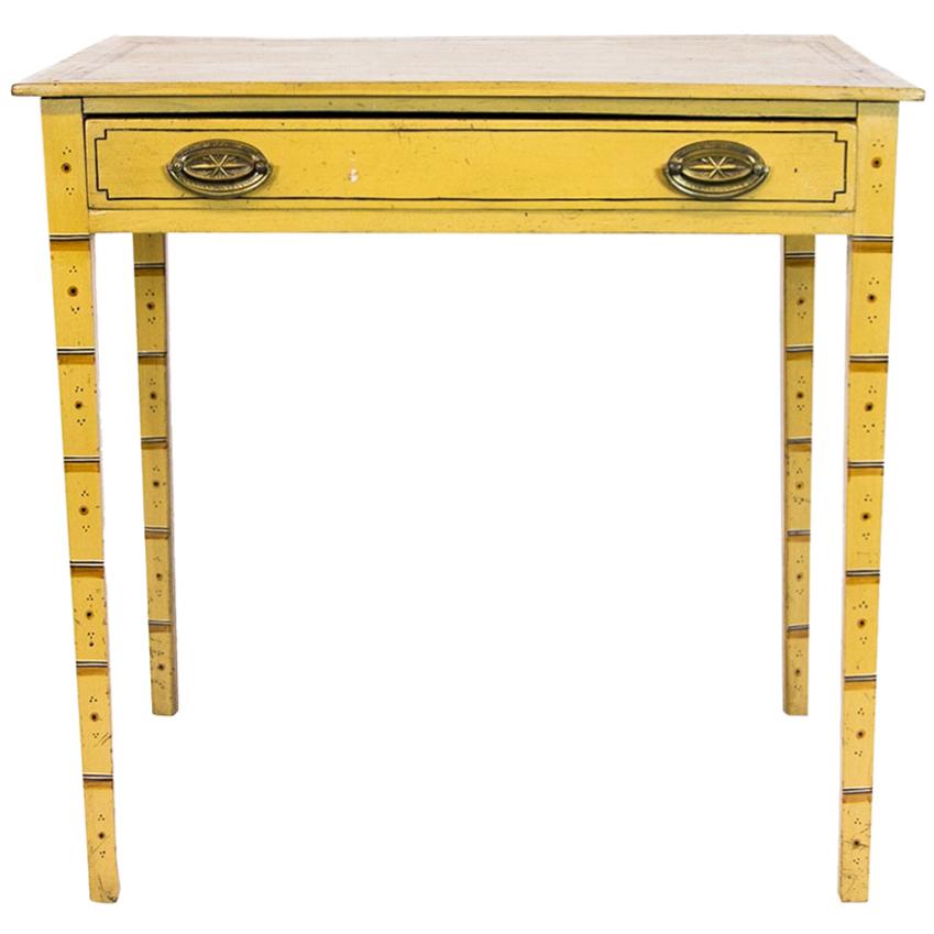 English Faux Painted Table For Sale