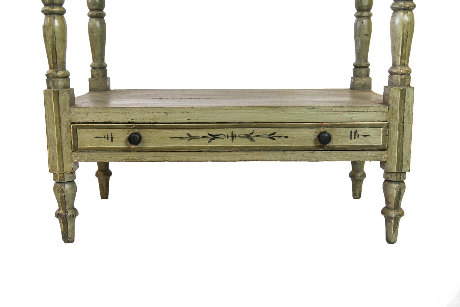Mid-19th Century  English Faux Painted Washstand 