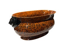 English Faux Schildkröte Glasur Keramik Schüssel