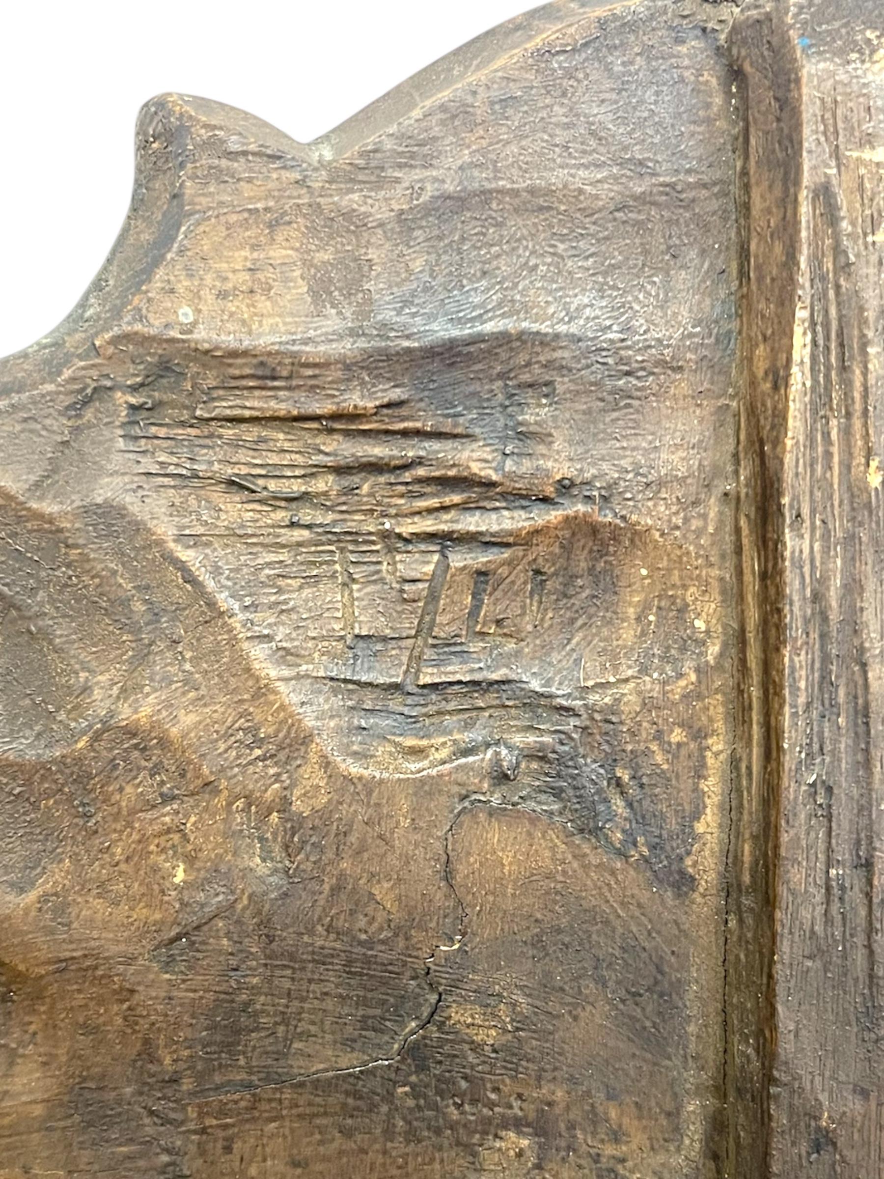 Miroir mural de style fédéral anglais avec panneau floral peint à la main en vente 6