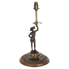Antique English Figural Lamp