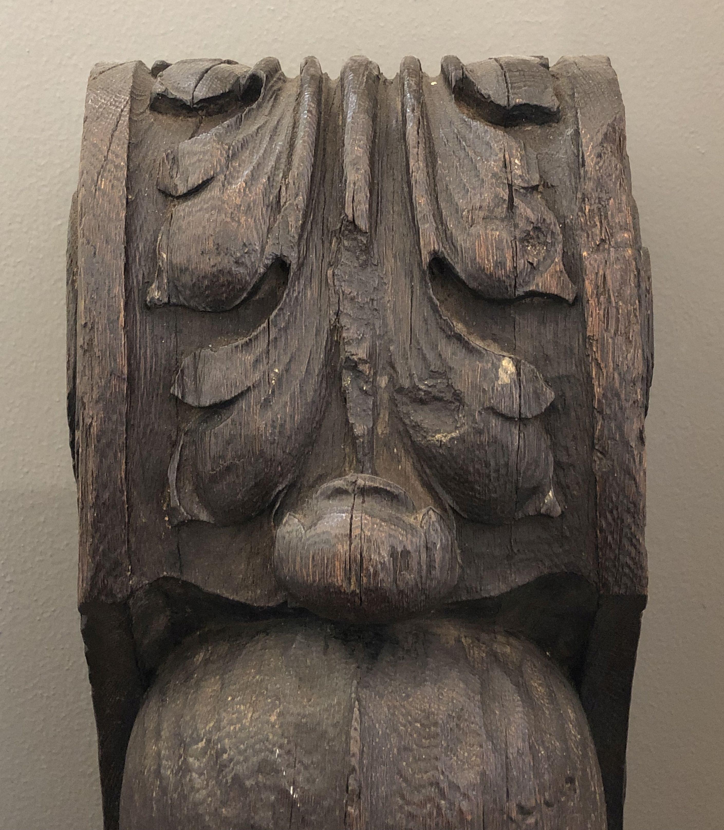 English Figurehead Sculpture of Carved Oak 5