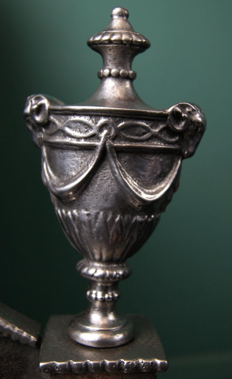 Adam Style English Fire Grate in the Manner of Robert Adam For Sale