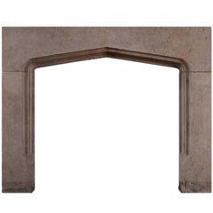 English Fireplace in the Gothic Style