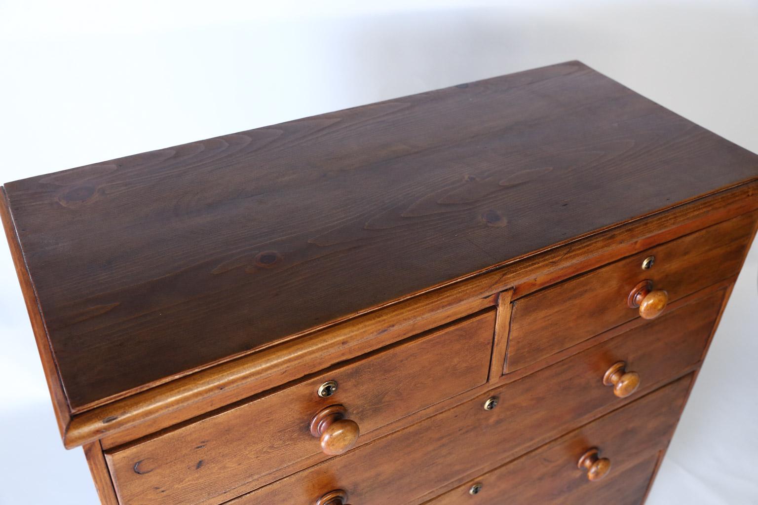English Five-Drawer Chest 5