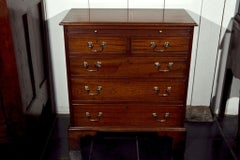 Custom English Five-Drawer Chest with Slide