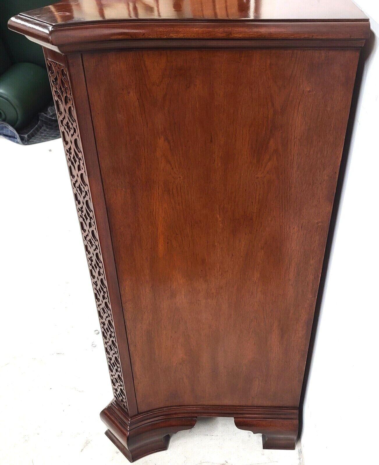 Georgian English Flame Mahogany Dresser by LLOYD BUXTON