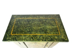 English Floral Painted Cupboard