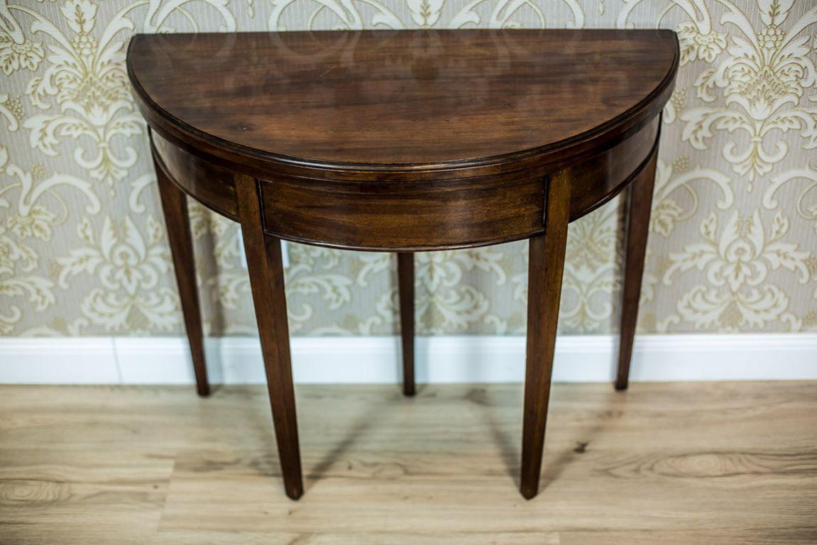 British English Fold-Out Card Table, circa 1870