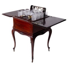 English Foldable Bar Cabinet