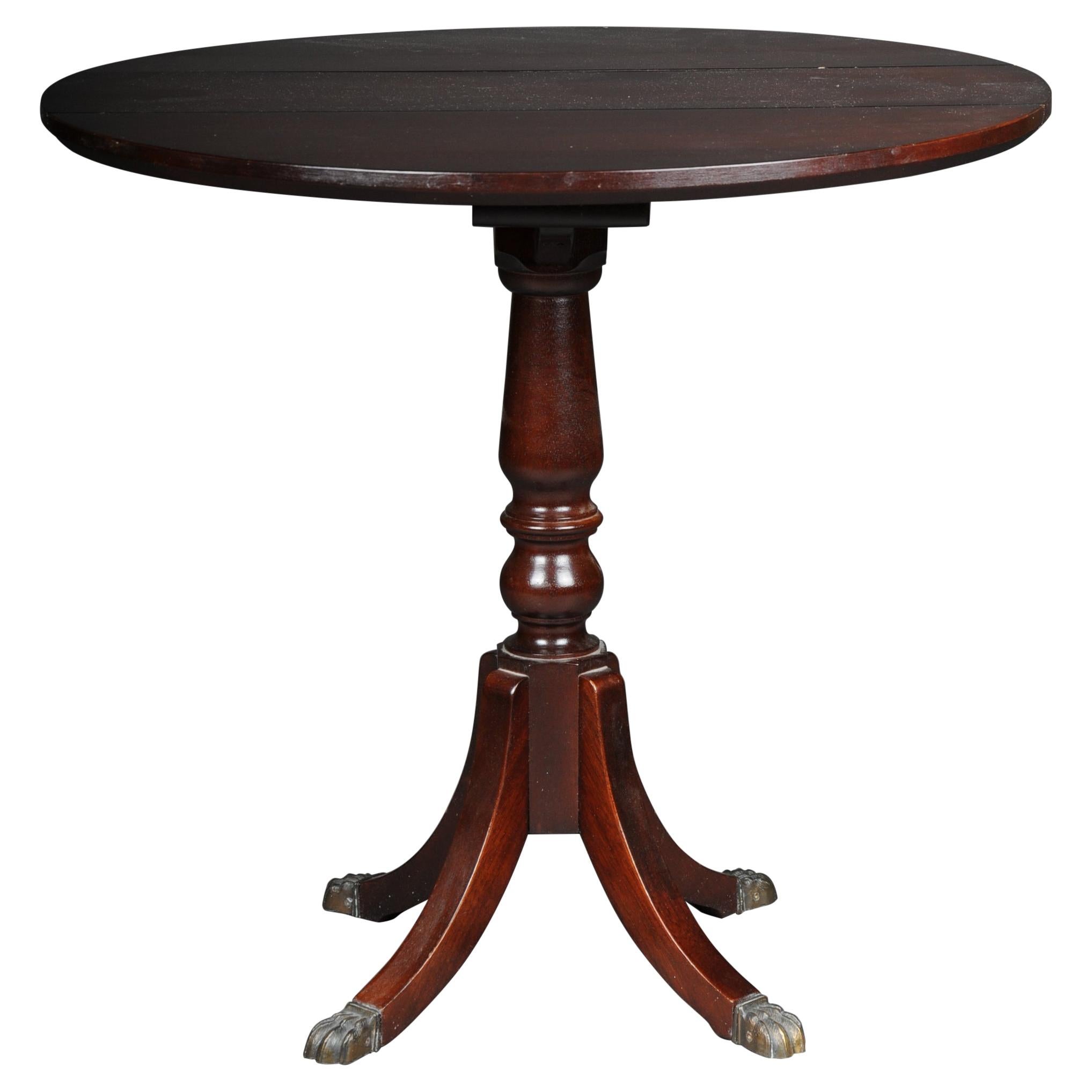 English Folding Table / Side Table / Table, 20th Century For Sale