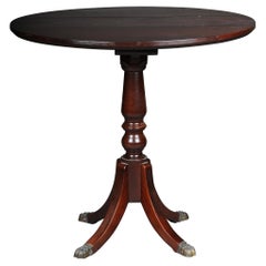 Used English Folding Table / Side Table / Table, 20th Century