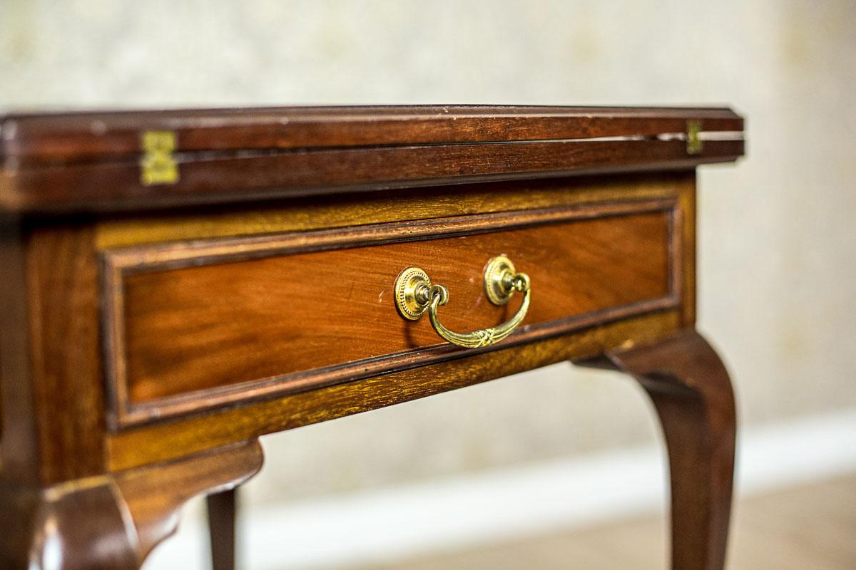 English Foldout Card Table, circa 1870 2