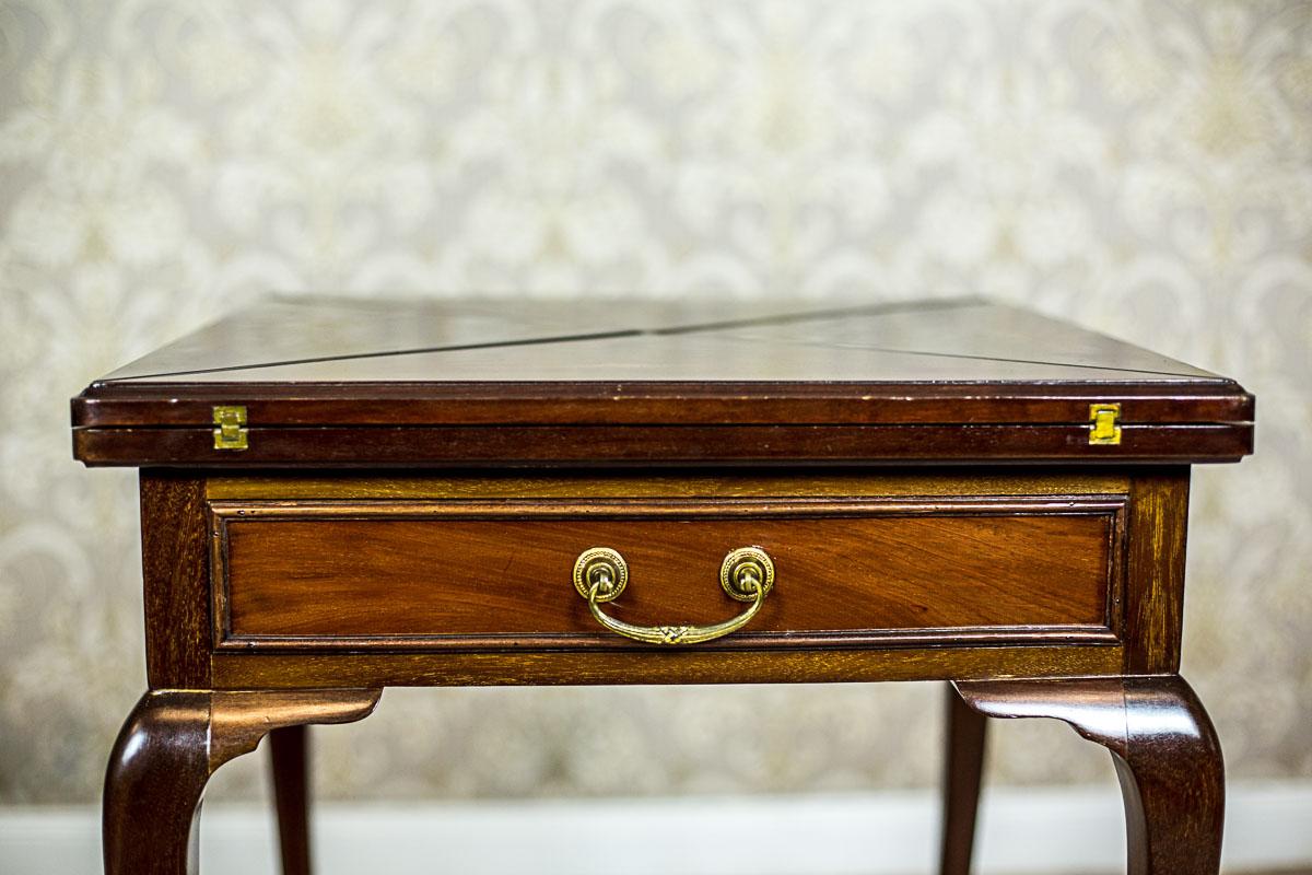 English Foldout Card Table, circa 1870 3