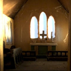 English Folk Art Church Model