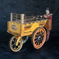 English Folk Art Shop Counter Milk Man Figure