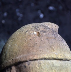 English Folk Art Stone Bust, circa 1840