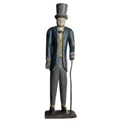 English Folk Art Tailors Shop Display Figure