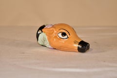 English Fox Stirrup Cup, Circa 1960