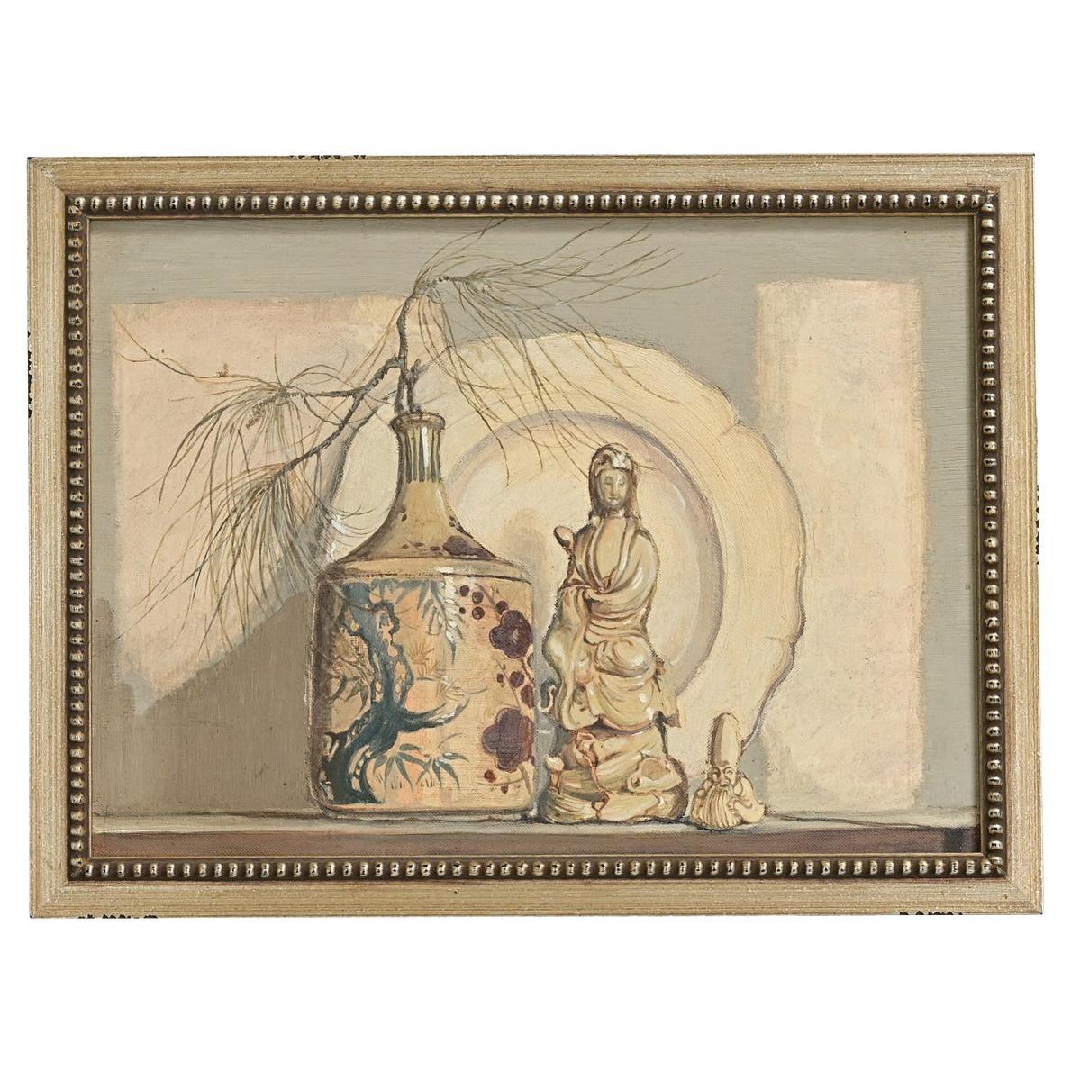English Framed Still Life Painting by Gaskell For Sale