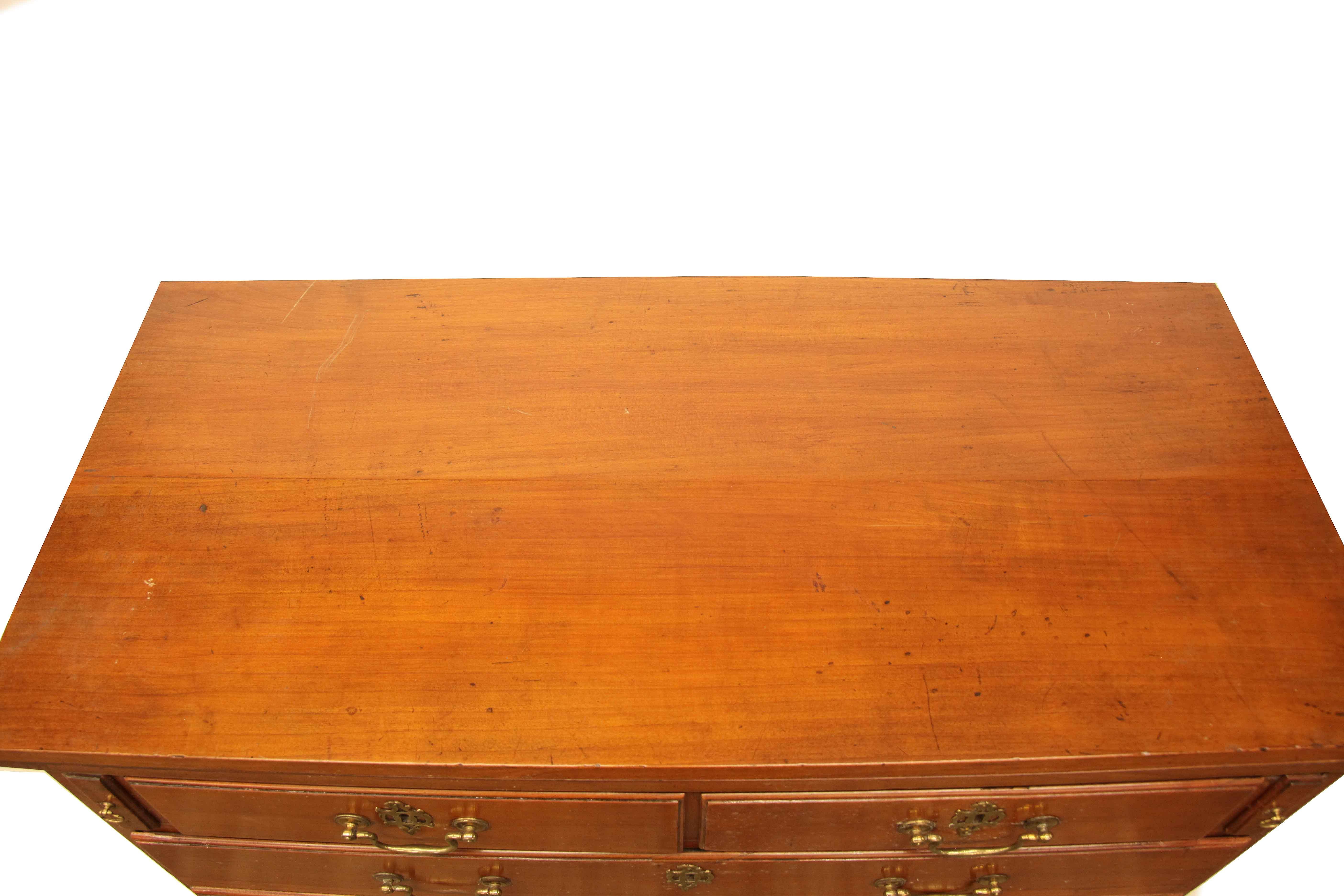 English Fruit Wood Fold over Top Chest  For Sale 2