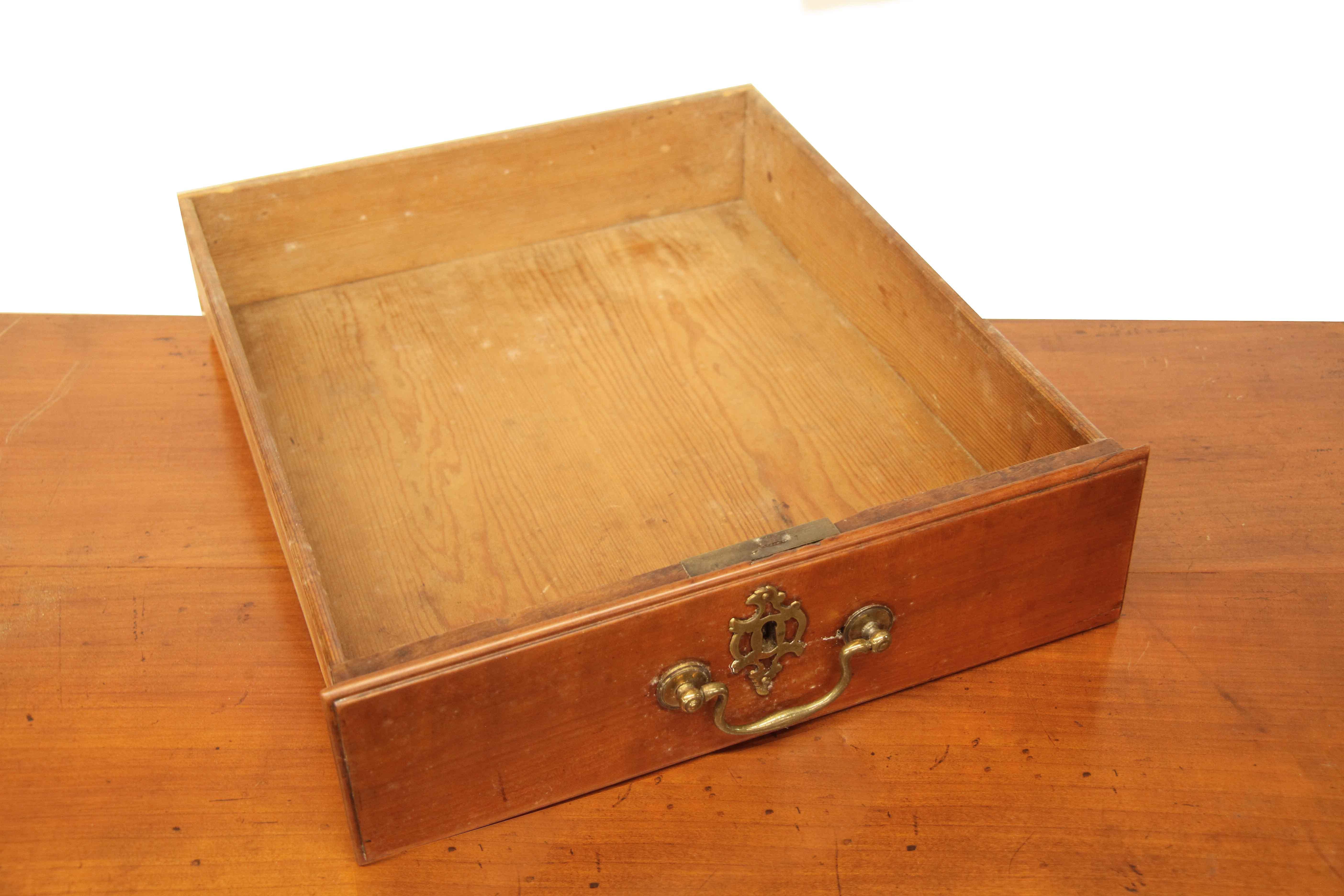 English Fruit Wood Fold over Top Chest  For Sale 3